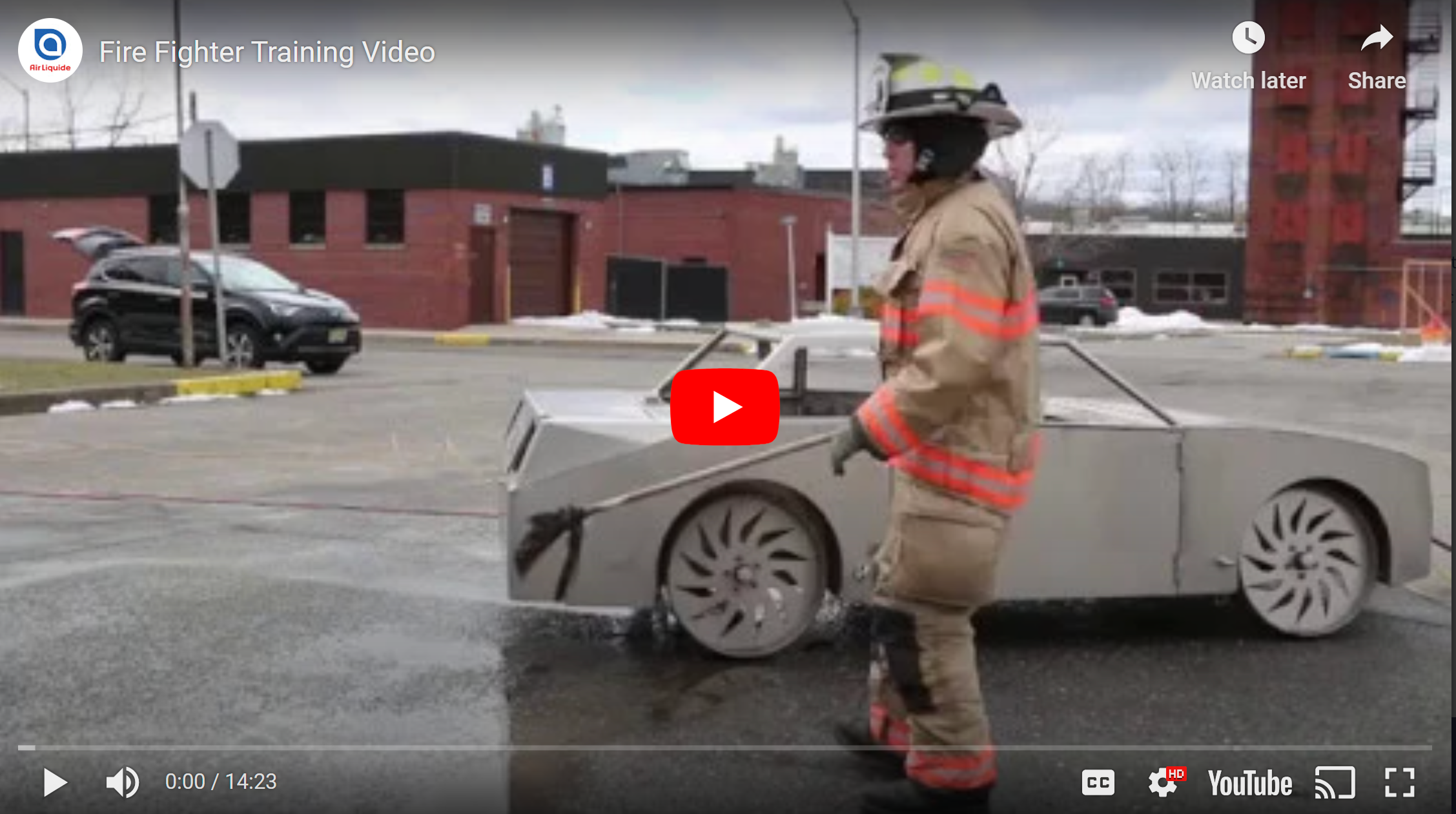 Hydrogen Vehicle Firefighter Safety Training